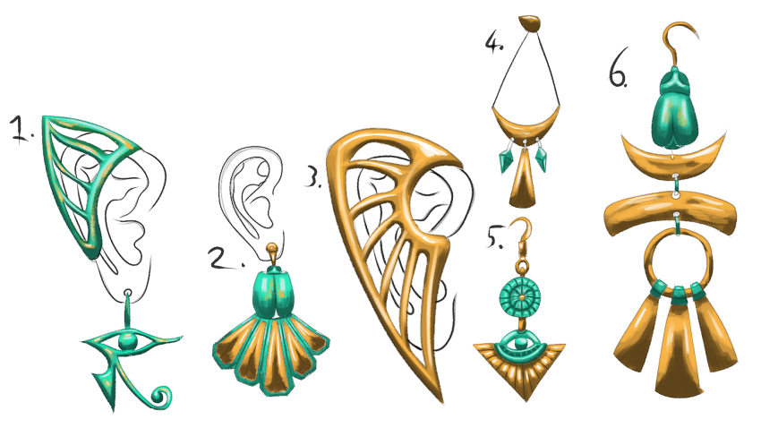 Ear Jewelry for the merchant city